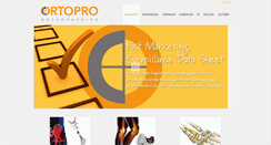 Desktop Screenshot of ortopro.com.tr