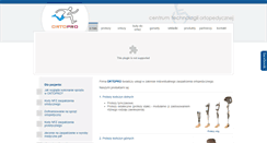 Desktop Screenshot of ortopro.pl