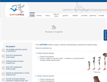 Tablet Screenshot of ortopro.pl